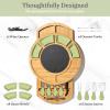 imageSMIRLY Charcuterie Boards Gift Set Charcuterie Board Set Bamboo Cheese Board Set  House Warming Gifts New Home Wedding Gifts for Couple Bridal Shower GiftGreen