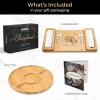 imageSMIRLY Charcuterie Boards Gift Set Charcuterie Board Set Bamboo Cheese Board Set  House Warming Gifts New Home Wedding Gifts for Couple Bridal Shower GiftWhite
