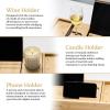 imageSMIRLY Expandable Bamboo Bathtub Tray Bath Tray for Tub Bathtub Accessories Bath Tub Tray Wood Bath Accessories Bath Caddy Bathtub Caddy Tray for Tub Bath Table TrayOrange