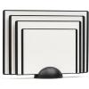 imageSMIRLY Plastic Cutting Board Set With Holder Dishwasher Safe Plastic Cutting Boards Set for Kitchen Cutting Boards for Kitchen  Plastic Chopping Board SetBlackWhite