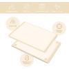 imageSMIRLY Plastic Cutting Board Set With Holder Dishwasher Safe Plastic Cutting Boards Set for Kitchen Cutting Boards for Kitchen  Plastic Chopping Board SetCream White