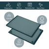 imageSMIRLY Plastic Cutting Board Set With Holder Dishwasher Safe Plastic Cutting Boards Set for Kitchen Cutting Boards for Kitchen  Plastic Chopping Board SetBlue