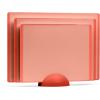 imageSMIRLY Plastic Cutting Board Set With Holder Dishwasher Safe Plastic Cutting Boards Set for Kitchen Cutting Boards for Kitchen  Plastic Chopping Board SetPink