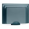 imageSMIRLY Plastic Cutting Board Set With Holder Dishwasher Safe Plastic Cutting Boards Set for Kitchen Cutting Boards for Kitchen  Plastic Chopping Board SetBlue