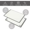 imageSMIRLY Plastic Cutting Board Set With Holder Dishwasher Safe Plastic Cutting Boards Set for Kitchen Cutting Boards for Kitchen  Plastic Chopping Board SetGreyWhite