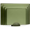imageSMIRLY Plastic Cutting Board Set With Holder Dishwasher Safe Plastic Cutting Boards Set for Kitchen Cutting Boards for Kitchen  Plastic Chopping Board SetGreen