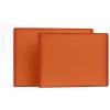 imageSMIRLY Plastic Cutting Board Set With Holder Dishwasher Safe Plastic Cutting Boards Set for Kitchen Cutting Boards for Kitchen  Plastic Chopping Board SetOrange