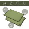 imageSMIRLY Plastic Cutting Board Set With Holder Dishwasher Safe Plastic Cutting Boards Set for Kitchen Cutting Boards for Kitchen  Plastic Chopping Board SetGreen