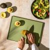 imageSMIRLY Plastic Cutting Board Set With Holder Dishwasher Safe Plastic Cutting Boards Set for Kitchen Cutting Boards for Kitchen  Plastic Chopping Board SetGreen