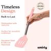 imageSMIRLY Silicone Kitchen Utensils Set with Holder  Silicone Cooking Utensils Set for Nonstick Cookware Kitchen Spatula Set ampamp Kitchen Essentials Home Kitchen Tools ampamp Accessories Set  GreenPink