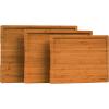 imageSMIRLY Wood Cutting Boards For Kitchen  Bamboo Cutting Boards For Kitchen Cutting Board Bamboo Cutting Board Set With Holder Chopping Board Butcher Block Small Wooden Cutting Board SetBamboo Brown