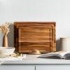 imageSMIRLY Wood Cutting Boards For Kitchen  Bamboo Cutting Boards For Kitchen Cutting Board Bamboo Cutting Board Set With Holder Chopping Board Butcher Block Small Wooden Cutting Board SetAcacia Wood