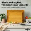 imageSMIRLY Wood Cutting Boards For Kitchen  Bamboo Cutting Boards For Kitchen Cutting Board Bamboo Cutting Board Set With Holder Chopping Board Butcher Block Small Wooden Cutting Board SetNatural Bamboo