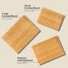 imageSMIRLY Wood Cutting Boards For Kitchen  Bamboo Cutting Boards For Kitchen Cutting Board Bamboo Cutting Board Set With Holder Chopping Board Butcher Block Small Wooden Cutting Board SetNatural Bamboo