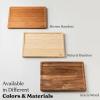 imageSMIRLY Wood Cutting Boards For Kitchen  Bamboo Cutting Boards For Kitchen Cutting Board Bamboo Cutting Board Set With Holder Chopping Board Butcher Block Small Wooden Cutting Board SetBamboo Brown