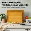 imageSMIRLY Wooden Cutting Boards For Kitchen  Bamboo Cutting Board Set with Holder Wood Cutting Board Set Cutting Board Wood Wooden Chopping Board Wooden Cutting Board SetNatural Bamboo