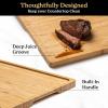 imageSMIRLY Wooden Cutting Boards For Kitchen  Bamboo Cutting Board Set with Holder Wood Cutting Board Set Cutting Board Wood Wooden Chopping Board Wooden Cutting Board SetNatural Bamboo