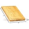 imageSMIRLY Wooden Cutting Boards For Kitchen  Bamboo Cutting Board Set with Holder Wood Cutting Board Set Cutting Board Wood Wooden Chopping Board Wooden Cutting Board SetNatural Bamboo