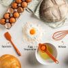 imageSmirly Silicone Cooking Utensils Set with Holder  Kitchen Tools for Nonstick CookwareOrange