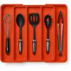 imageSMIRLY Bamboo Kitchen Drawer Organizer For Silverware Tray For Drawer Silverware Organizer Silverware Drawer Organizer Utensil Organizer For Kitchen Drawers Kitchen Drawer OrganizerOrange