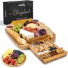 imageSMIRLY Charcuterie Boards Gift Set Charcuterie Board Set Bamboo Cheese Board Set  House Warming Gifts New Home Wedding Gifts for Couple Bridal Shower GiftBamboo