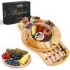 imageSMIRLY Charcuterie Boards Gift Set Charcuterie Board Set Bamboo Cheese Board Set  House Warming Gifts New Home Wedding Gifts for Couple Bridal Shower GiftPink