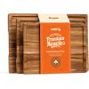imageSMIRLY Wood Cutting Boards for Kitchen Wooden Chopping Board Set Reversible with Deep Juice Grooves Grip Handles Large Charcuterie Tray for Home Kitchen Natural Birch 3Pcs with HolderAcacia Wood