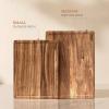 imageSMIRLY Wood Cutting Boards for Kitchen Wooden Chopping Board Set Reversible with Deep Juice Grooves Grip Handles Large Charcuterie Tray for Home Kitchen Natural Birch 3Pcs with HolderAcacia Wood