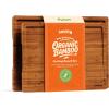 imageSMIRLY Wood Cutting Boards for Kitchen Wooden Chopping Board Set Reversible with Deep Juice Grooves Grip Handles Large Charcuterie Tray for Home Kitchen Natural Birch 3Pcs with HolderBamboo Brown