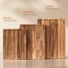 imageSMIRLY Wood Cutting Boards for Kitchen Wooden Chopping Board Set Reversible with Deep Juice Grooves Grip Handles Large Charcuterie Tray for Home Kitchen Natural Birch 3Pcs with HolderAcacia Wood