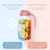 imageSMIRLY 64 oz Mason Jar PitcherGlass Pitcher with Wide MouthWater Jug with Double Leak Proof Lid for Iced CoffeeHot WaterBreast MilkPink