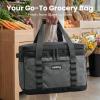 image:imageSMIRLY Cooler Bags Insulated  Collapsible Cooler Portable Leakproof and Soft Sided  Large Foldable Ice Chest for Camping Beach Travel Picnic Car GroceryDark Grey