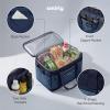image:imageSMIRLY Cooler Bags Insulated  Collapsible Cooler Portable Leakproof and Soft Sided  Large Foldable Ice Chest for Camping Beach Travel Picnic Car GroceryDark Blue