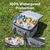 image:imageSMIRLY Cooler Bags Insulated  Collapsible Cooler Portable Leakproof and Soft Sided  Large Foldable Ice Chest for Camping Beach Travel Picnic Car GroceryDark Grey