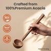 image:imageSMIRLY Wooden Spoons for Cooking  12Piece Premium Walnut Wood Utensil Set with Ceramic Holder amp Spoon Rest NonScratch Cooking Utensils Set for Nonstick Cookware Luxury Kitchen Gift Set WalnutAcacia