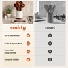 image:imageSMIRLY Wooden Spoons for Cooking  12Piece Premium Walnut Wood Utensil Set with Ceramic Holder amp Spoon Rest NonScratch Cooking Utensils Set for Nonstick Cookware Luxury Kitchen Gift Set WalnutWalnut