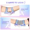 imageNEMONE Mermaid Knee Pads for Kids Girls Boys Knee Elbow Pads Wrist Guards with Drawstring Bag Adjustable Reflective Protective Gear Set for Roller Skates Bike Cycling Skateboard ScooterPurple