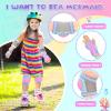 imageNEMONE Mermaid Knee Pads for Kids Girls Boys Knee Elbow Pads Wrist Guards with Drawstring Bag Adjustable Reflective Protective Gear Set for Roller Skates Bike Cycling Skateboard ScooterGreen