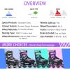 imageSowume Adjustable Inline Skates for Girls and Boys Roller skates with All Light Up Wheels Patines para mujer for Kids and Adults Men WomenAPurple