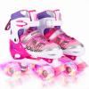imageSowume Adjustable Roller Skates for Girls and Women All 8 Wheels of Girls Skates Shine Safe and Fun Illuminating for KidsAPink