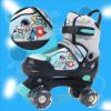 imageSowume Adjustable Roller Skates for Girls and Women All 8 Wheels of Girls Skates Shine Safe and Fun Illuminating for KidsEGreen