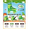 imageNEMONE Roller Skates for Boys Kids Ages 46 58 612 812 with 4 Sizes Adjustable Light up Wheels Todder Beginner Rollerskates Indoor Outdoor SportsDinosaur  Green