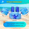 imageNemone Toddler Swim Vest for 2270 lbs Kids Floaties Swim Jacket with Arm Water Wings for Girls Boys 1 2 3 4 5 6 7 Years Old Beach Pool 20 30 40 50 60 66 Pounds Puddle JumperLucky Shark