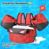 imageNemone Toddler Swim Vest for 2270 lbs Kids Floaties Swim Jacket with Arm Water Wings for Girls Boys 1 2 3 4 5 6 7 Years Old Beach Pool 20 30 40 50 60 66 Pounds Puddle JumperSpider Black
