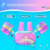 imageNemone Toddler Swim Vest for 2270 lbs Kids Floaties Swim Jacket with Arm Water Wings for Girls Boys 1 2 3 4 5 6 7 Years Old Beach Pool 20 30 40 50 60 66 Pounds Puddle JumperRainbow Unicorn