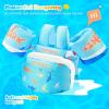 imageNemone Toddler Swim Vest for 2270 lbs Kids Floaties Swim Jacket with Arm Water Wings for Girls Boys 1 2 3 4 5 6 7 Years Old Beach Pool 20 30 40 50 60 66 Pounds Puddle JumperSea Fish