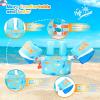 imageNemone Toddler Swim Vest for 2270 lbs Kids Floaties Swim Jacket with Arm Water Wings for Girls Boys 1 2 3 4 5 6 7 Years Old Beach Pool 20 30 40 50 60 66 Pounds Puddle JumperSea Fish