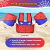 imageNemone Toddler Swim Vest for 2270 lbs Kids Floaties Swim Jacket with Arm Water Wings for Girls Boys 1 2 3 4 5 6 7 Years Old Beach Pool 20 30 40 50 60 66 Pounds Puddle JumperSpider Blue