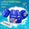 imageNemone Toddler Swim Vest for 2270 lbs Kids Floaties Swim Jacket with Arm Water Wings for Girls Boys 1 2 3 4 5 6 7 Years Old Beach Pool 20 30 40 50 60 66 Pounds Puddle JumperCool Shark