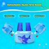 imageNemone Toddler Swim Vest for 2270 lbs Kids Floaties Swim Jacket with Arm Water Wings for Girls Boys 1 2 3 4 5 6 7 Years Old Beach Pool 20 30 40 50 60 66 Pounds Puddle JumperLucky Shark